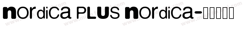 Nordica Plus Nordica字体转换